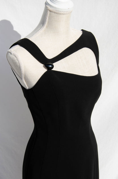 THIERRY MUGLER VINTAGE BLACK CUT OUT DRESS